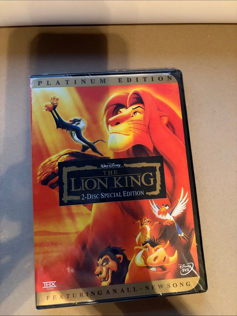 Disney The Lion King DVD Platinum Edition - Red, Orange, Yellow